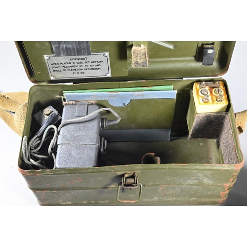 212 - A Russian Page-17 artillery gun-sight in steel carrying-case with accessories and instruction/log bo... 