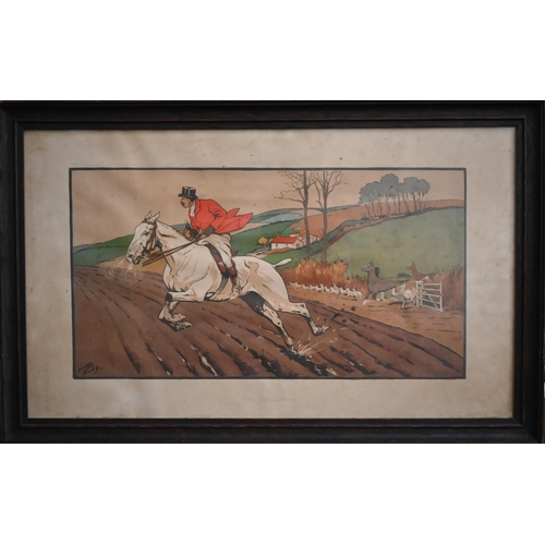 320 - Dorothy Hardy - Set of six coloured hunting prints, 32 x 54 cm (6)