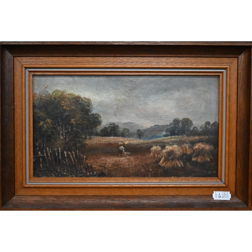 325 - R Wilson - a trio of landscape views, oil on board, signed, 23 x 30.5 cm and 13.5 x 24 cm (3)