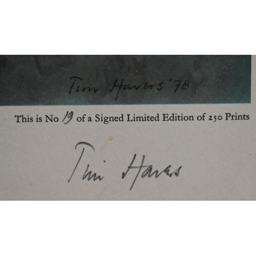 348 - #After Tim Hawes - four limited edition prints of river views - The Test, Park Stream at Houghton; T... 