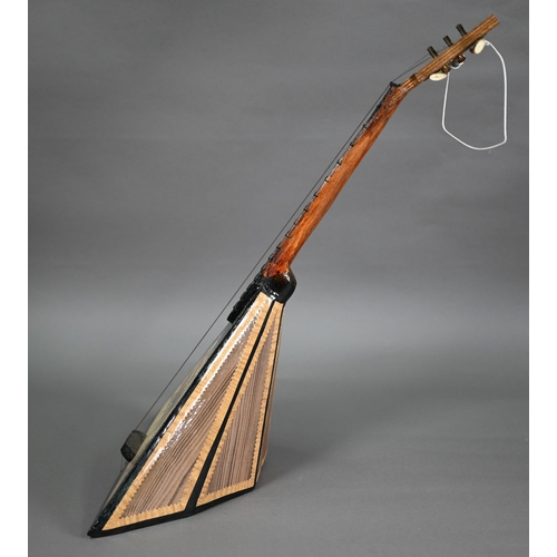 506 - Russian painted balalaika 65 cm long