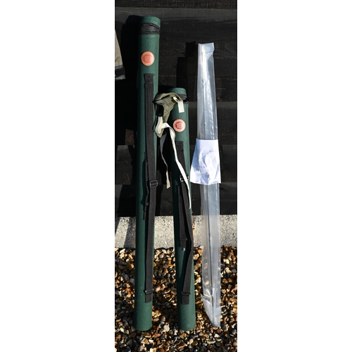 513 - Hardy Brothers (Alnwick) Demon #6 'Sintrix 330' 9ft fly rod (unused) and another (used) example - bo... 