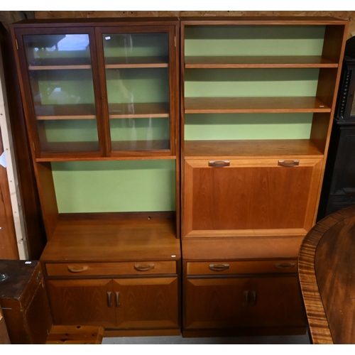 45 - Two G-Plan teak cabinets, each 84 x 46 x 198 cm h (2)