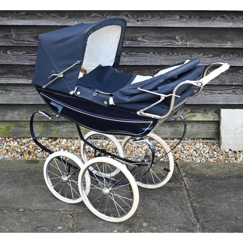 159 - Silver Cross doll's pram in blue livery