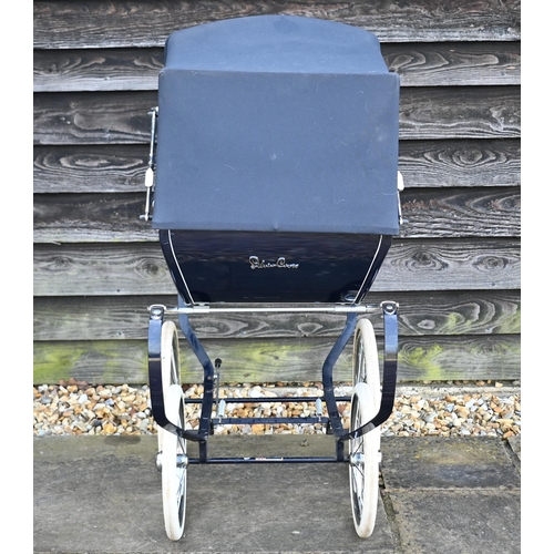 159 - Silver Cross doll's pram in blue livery