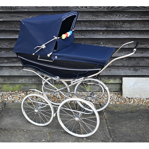 160 - Silver Cross pram in blue livery