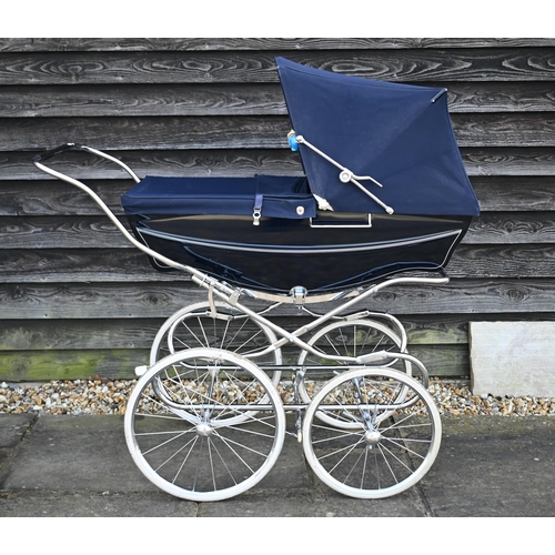 160 - Silver Cross pram in blue livery