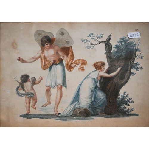 315 - Mixed pictures to include Nora Howarth ltd ed print, engraving 'Mlle Colombe L'Ainée', allegorical e... 