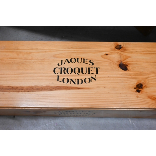 456 - Boxed Jacques croquet-set - apparently unused