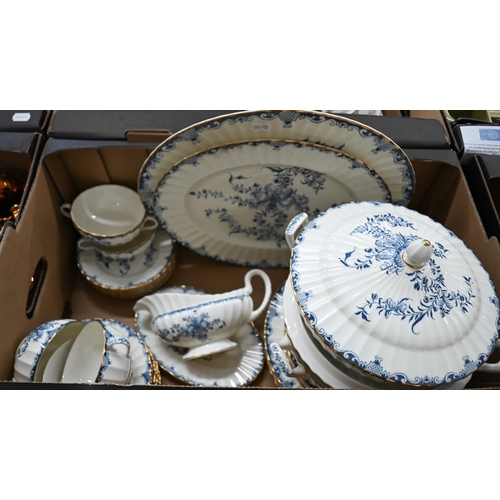 63 - Royal Worcester 'Mansfield' dinner service, including two tureens and cover and two oval meat plates... 