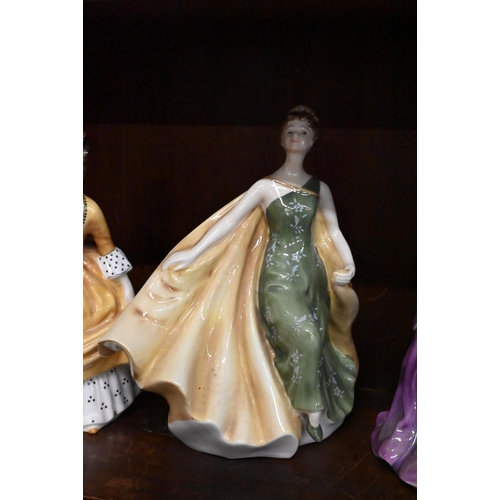 73 - Twelve Royal Doulton china figures of ladies - Enchantment HN2178, Fleur HN2368, Julia HN2705, Fair ... 