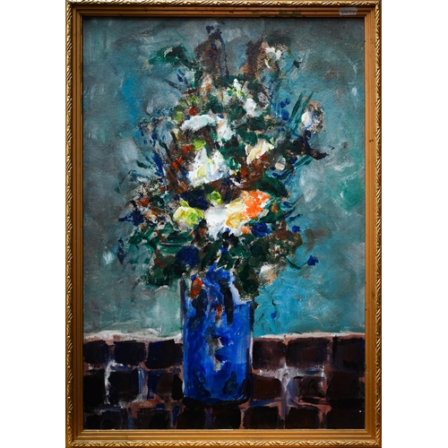 742 - Eugene Baboulene (1905-1994) - Vase of flowers, oil on board, signed lower right, 38 x 54 cm