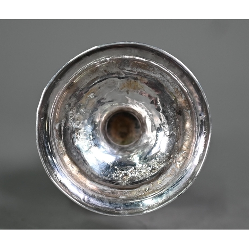 141 - VENDOR COLLECTING A George III silver baluster pounce-pot, Samuel & Edward Davenport, London 179... 