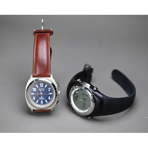 261 - A radio controlled Ana-Digit LCD screen wristwatch to/w a Science Museum radio controlled watch (2)