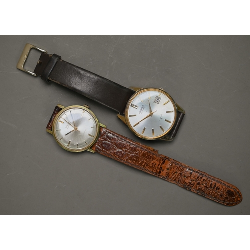 272 - Two gentleman's gilt metal wristwatches - Gruen Precision Autowind and a Seiko Automatic with 17-jew... 