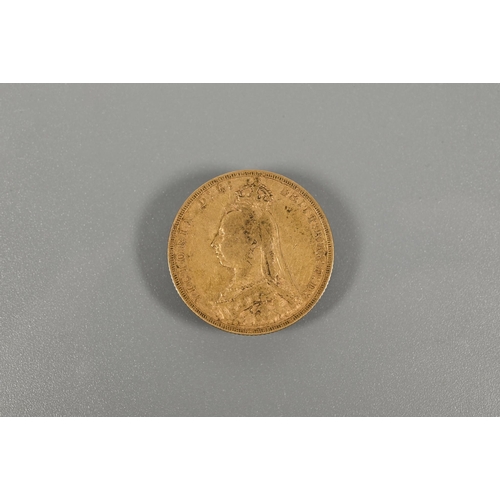 326 - A Victorian sovereign dated 1888