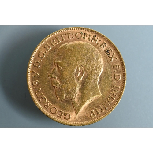 475 - A George V gold sovereign, dated 1912