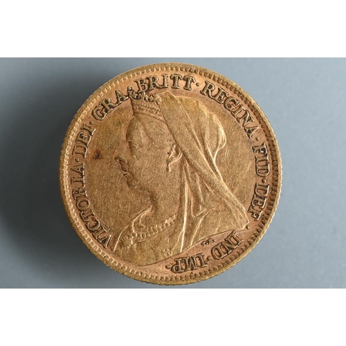 481 - A Victorian gold half sovereign, dated 1899