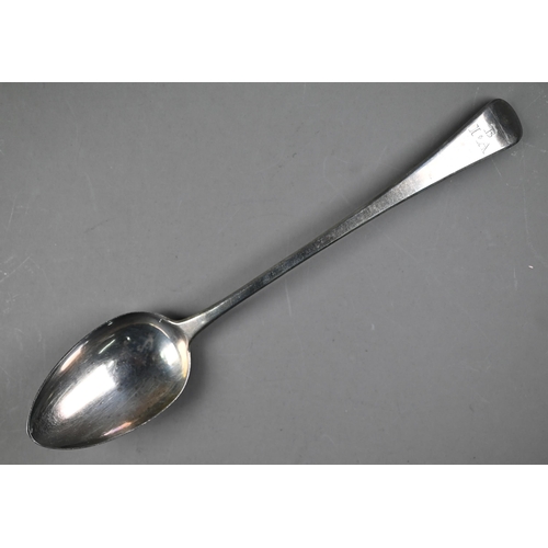 65 - George III Old English Pattern basting spoon, Thomas & George Hayter, London 1818, 3.6oz, 29cm l... 