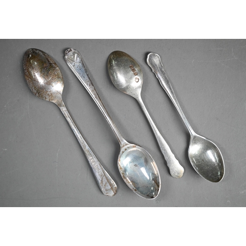 67 - Two cased sets of coffee spoons - one set with tongs, to/w three other pairs of sugar tongs - variou... 