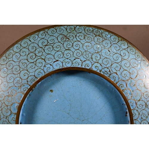 547 - An 18th century Chinese octagonal shallow bowl painted in underglaze blue with pagoda landscape desi... 