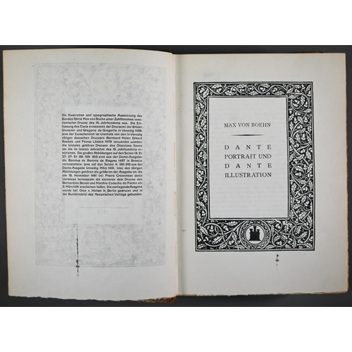 1106 - German language volume: Dante's Divine Comedy (Die Goettliche Komoedie) Berlin: Askanischer Verlag 1... 