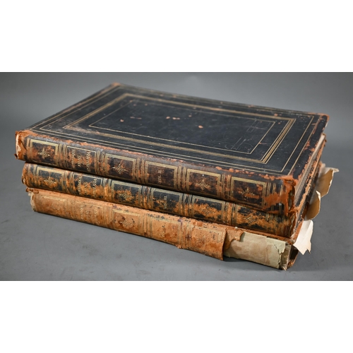 1111 - Garran, Hon. Andrew (edit.), Picturesque Atlas of Australia, three volumes, Sydney 1886, gilt morocc... 