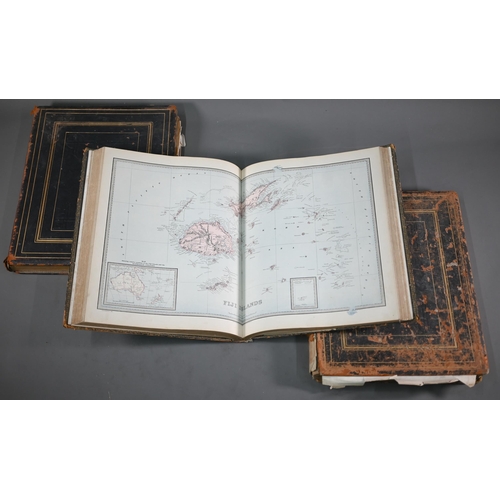 1111 - Garran, Hon. Andrew (edit.), Picturesque Atlas of Australia, three volumes, Sydney 1886, gilt morocc... 