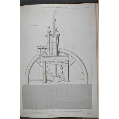 1112 - Le Blanc, M and Armengaud, MM, The Engineer and Machinist's Drawing Book, Glasgow: Blackie & Son... 