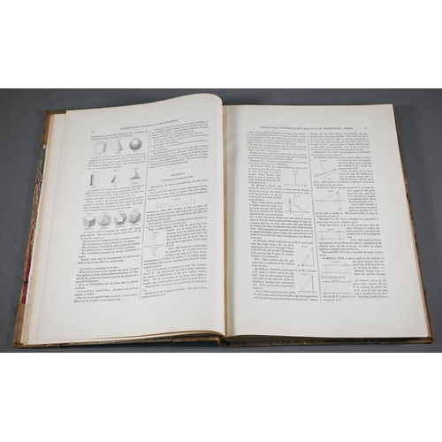 1112 - Le Blanc, M and Armengaud, MM, The Engineer and Machinist's Drawing Book, Glasgow: Blackie & Son... 