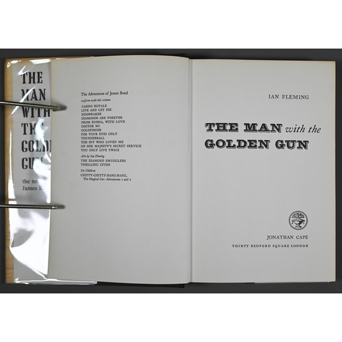 1114 - Fleming, Ian, The Man with the Golden Gun, first, London: Jonathan Cape 1965, d/w 8vo