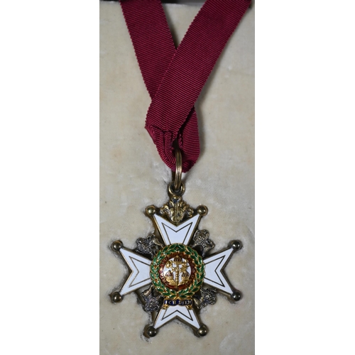 1162 - Order of the Bath, Companion Order of the Military Division (C.B. Mily) neck badge attrib. to Air Co... 