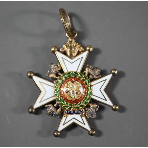 1162 - Order of the Bath, Companion Order of the Military Division (C.B. Mily) neck badge attrib. to Air Co... 