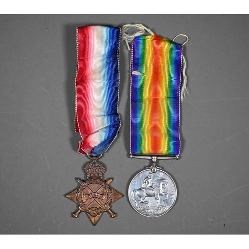 1163 - A pair of WWI casualty service medals to Sub Lt C T Paynter RN (2)Note - Charles Theodore Paynter, K... 