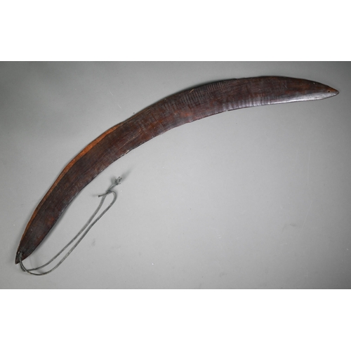 1281 - An antique indigenous Australian Boomerang, 67 cm