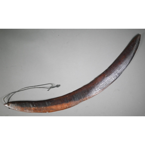 1281 - An antique indigenous Australian Boomerang, 67 cm