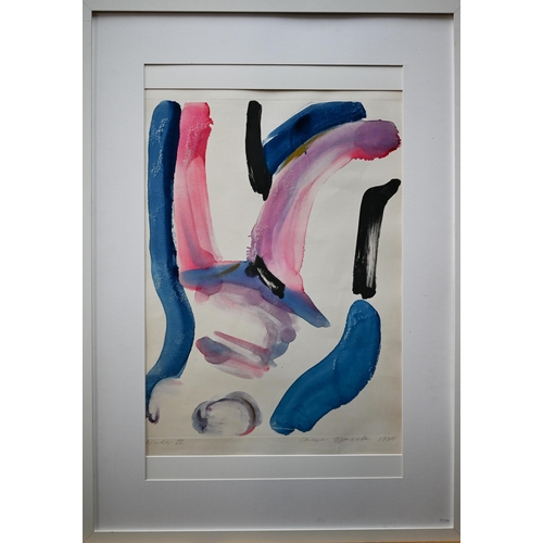 875 - Sasha Prakhova - a trio of colourful abstract screenprint studies, pencil signed, titled and dated '... 