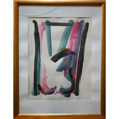 875 - Sasha Prakhova - a trio of colourful abstract screenprint studies, pencil signed, titled and dated '... 