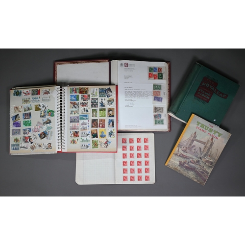 1134 - An album of Victorian and later British, Empire and foreign postage stamps, to/w two other albums an... 