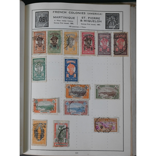 1134 - An album of Victorian and later British, Empire and foreign postage stamps, to/w two other albums an... 