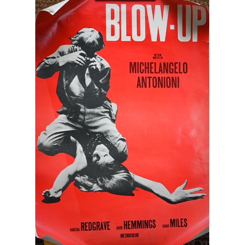 1135A - A vintage Italian film poster, 'Blow-Up' by Michelangelo Antonioni (Vanessa Redgrave, David Hemmings... 