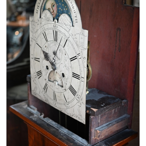 913 - William Avenall, Portsmouth, a George III mahogany 8-day long case clock, the five pillar movement w... 