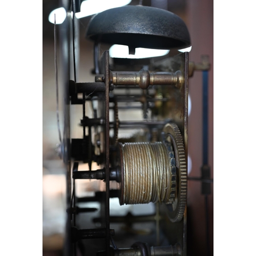 913 - William Avenall, Portsmouth, a George III mahogany 8-day long case clock, the five pillar movement w... 