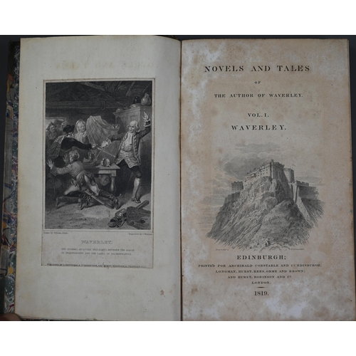 1100 - Scott, Sir Walter, The Waverley novels, in 41 volumes, Robert Cadell Edinburgh: Archibald Constable ... 