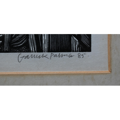 670 - Garrick Palmer (b 1933) - 'Forgotten Landscape', wood engraving print, artist proof 2nd ed, signed a... 