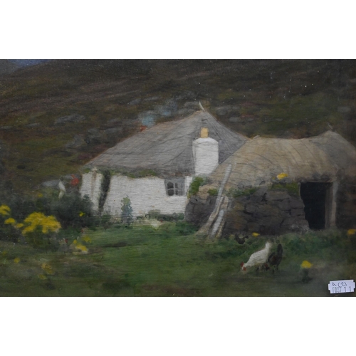 709 - Alexander James Mavrogordato (1869-1947) - Two - Landscape and cottage, watercolour, 34 x 51 cm (2)