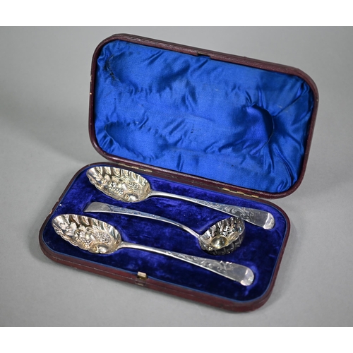 165 - A Victorian pair of seal-top Apostle spoons with twist stems, Wakely & Wheeler, assay and duty m... 