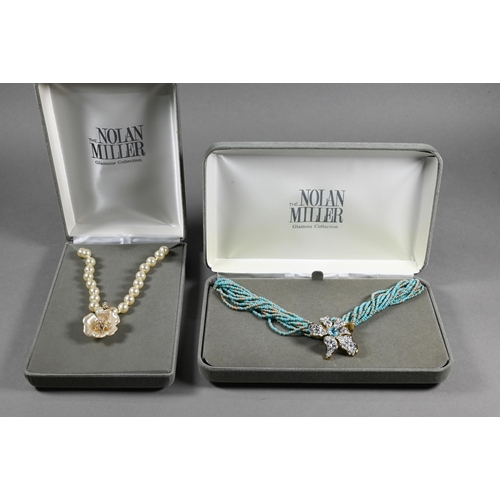 397 - Nolan Miller Glamour Collection - seven boxed items of costume jewellery including bracelets, neckla... 