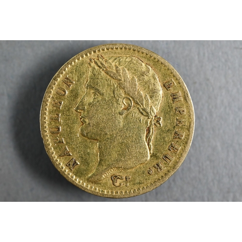 399 - A French 1813 20 francs gold coin