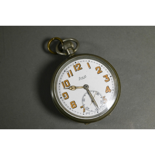 416 - An Ingersoll ladies gilt cased wristwatch to/with an unbranded vintage wristwatch and a Limit fob wa... 